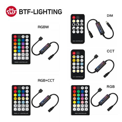 RF14 17 21 28 Keys LED Light Strip Controller for 5050 DIM RGB RGBW RGBCCT 4pin 5pin 6pin LED Lights Tape Controller DC5-24V ► Photo 1/6