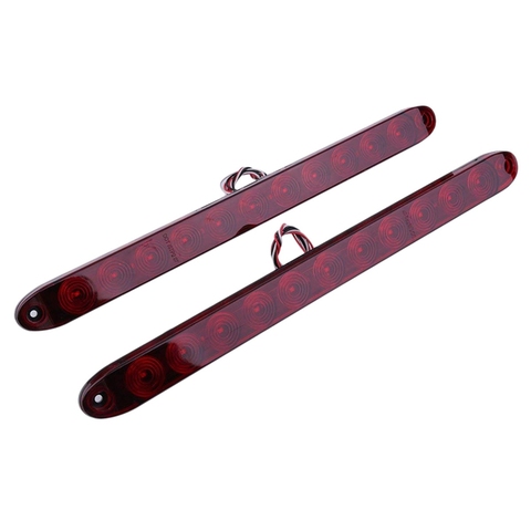 Red 15 Inch 11 Led Light Bar Sealed Stop Turn Tail Park Third 3Rd Brake Light Truck Trailer Marker Id Bar Waterproof ► Photo 1/6