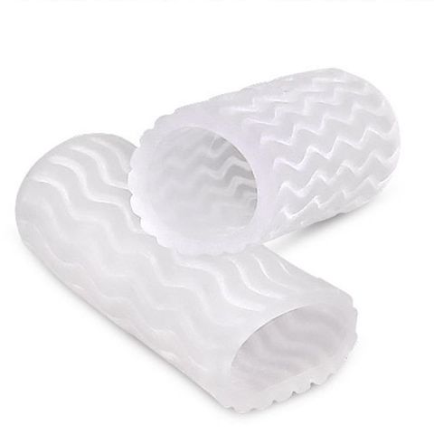 Closed Gel Toe Cushion Tube Sleeve Corrugated Corn Pad Anti-Wear Protectors Fingers Blisters Calluses Pain Relief Cap ► Photo 1/6