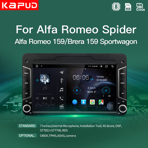 Price History Review On Kapud Android 10 0 Auto Radio 7 Car Stereo Multimedia Player For Alfa Romeo Spider 159 Brera 159 Sportwagon Gps Navigation 4g Aliexpress Seller Kapud Official Store Alitools Io