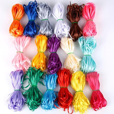 25 Yards 3 mm Width Handmade DIY Material Silk Satin Ribbon For Arts Crafts Sewing Christmas Wedding Party Decoration Gift Wrap ► Photo 1/6