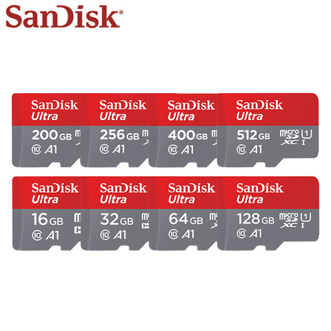 Real Capacity SanDisk Micro SD Card C10 16GB 32GB 64GB 128GB TF Card 200GB 256GB 400GB 512GB 98MB/s Memory Card Flash Card ► Photo 1/6