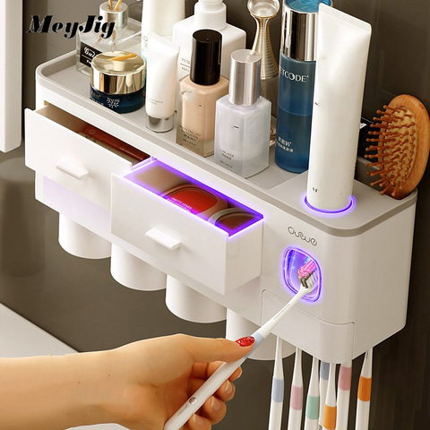 bathroom items electric toothbrush holder, cup holder toiletries