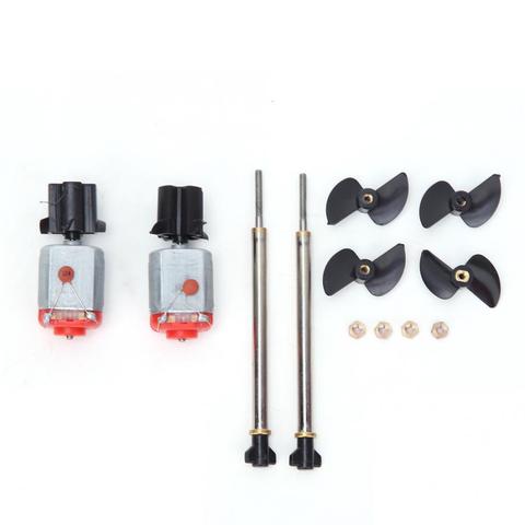 RC Boat Propeller Motor Set Spare Parts Fit for Flytec V002/V005 RC Electric Boat Toys Model Ship Speedboat Accessory Propeller ► Photo 1/5