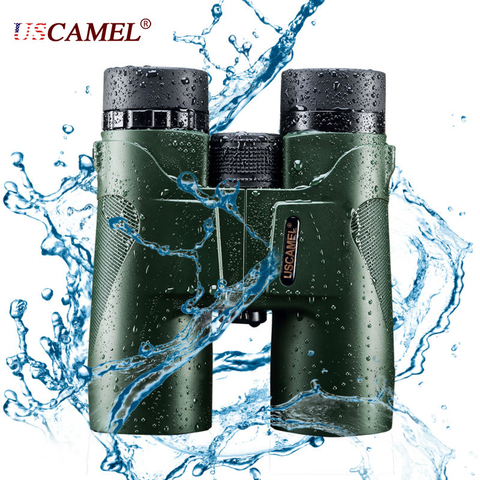 USCAMEL10x42 HD Binoculars Professional Military Hunting Telescope Travel Zoom High Definition Vision Army Green Black ► Photo 1/6