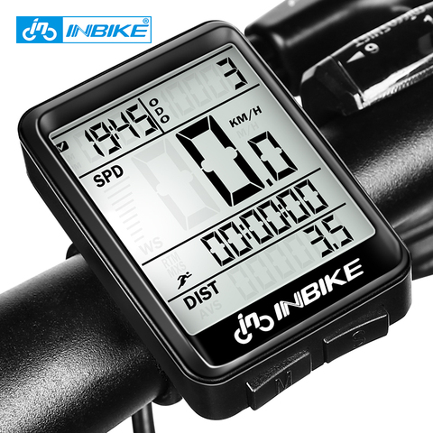 INBIKE Waterproof Bike Computer Speedometer Wireless Wired Odometer Cycling Bicycle Computer MTB Cycle Mount Holder Stopwatch ► Photo 1/6