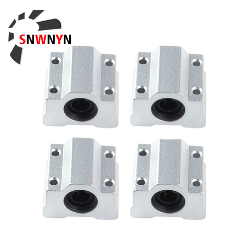 4PCS SCS8UU Bearing Slide Block Linear Motion Bushing SC8UU SC10UU SCS12UU SCS16UU 20UU 25UU Linear Shaft CNC 3D Printer Parts ► Photo 1/6