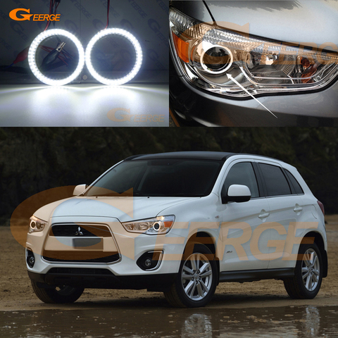 For Mitsubishi ASX 2010 2011 2012 2013 2014 2015 2016 Excellent Ultra bright smd led Angel Eyes kit DRL halo rings ► Photo 1/6