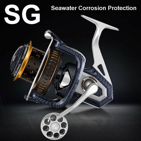 SGP8000 SGX8000 SGP10000 SGX10000 SGP12000 SGX12000 Lieyuwang Super Large Fishing Reel  4.1:1 15Kg Seawater Corrosion Protection ► Photo 1/3