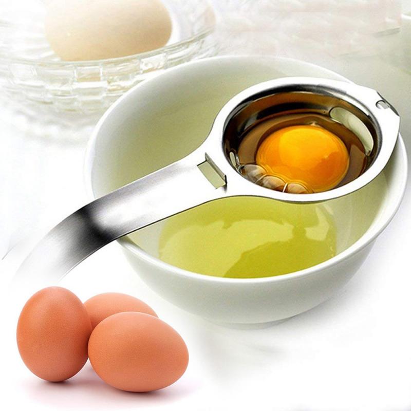 Steel White Egg Yolk Seperator Separator Kitchen Cooking Cake Gadget Sieve Tool 