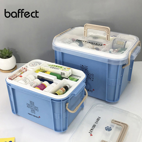 Medicine Box First Aid Box Container Emergency Large Capacity Storage  Organizer - AliExpress