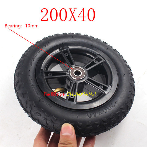 High Performance 200X40 8 Inch Rubber Wheel  Tires Fits Folding Bicycle Electric Scooter Motorcycle Baby's Car 200*40 Tyre ► Photo 1/6