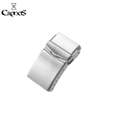 Cronos Watch Parts Metal Bracelet Stainless Steel Solid Brushed Clasp 18mm 20mm for 62Mas Watch ► Photo 1/5
