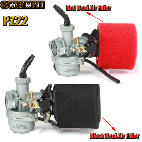 PZ22 22mm carburetor With 38mm air filter for Park 125cc KAYO Apollo BSE Xmotos Kandi / dust / ATV monkey motorcycles ► Photo 1/6