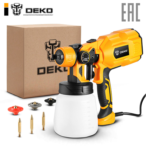 Paint gun electric Deko dksg55k1 HVLP (550W, 800 ml) 018-1043 ► Photo 1/6