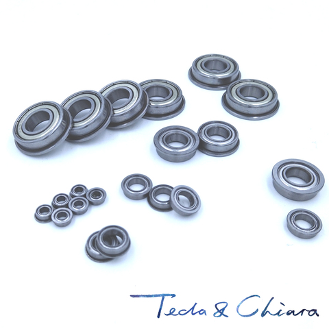 10Pcs 1Lot F695 F695-ZZ F695ZZ F695-2Z F695Z zz z 2z F619/5 DDLF-1350ZZ Flanged Flange Deep Groove Ball Bearings 5 x 13 x 4mm ► Photo 1/2