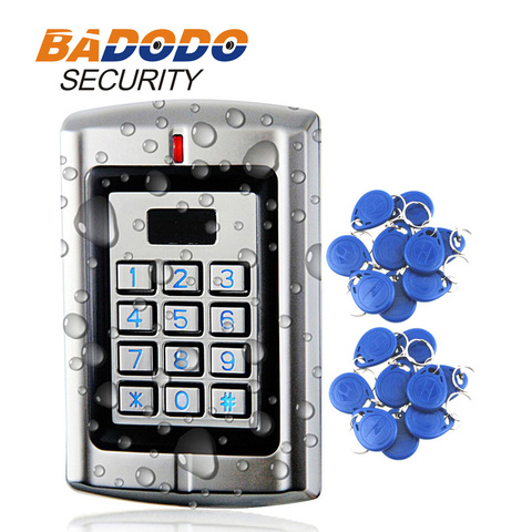 1000users Metal Rainproof Stand-alone Access Keypad reader Wiegand 26 for 125Khz EM Card ► Photo 1/3