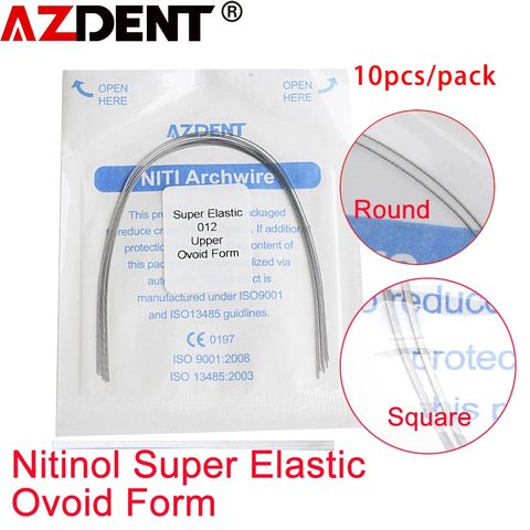 10Pcs/Pack Azdent Dental Orthodontics NITI Supre Electric Wire ► Photo 1/5