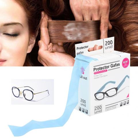 20ps/Box Disposable Glasses Leg Sleeves Cover Hairdressing DIY Barber Hair Coloring Styling Tool Eyeglasses Protector Accessory ► Photo 1/6