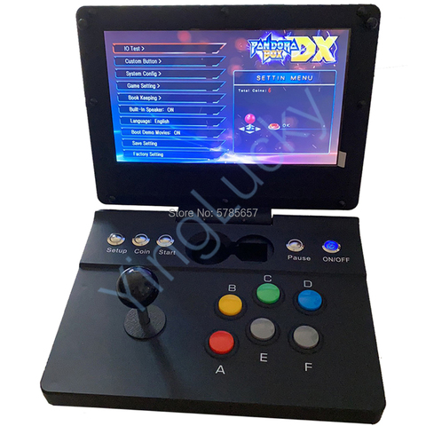 Free shipping original 3000 in 1 Pandora Box DX portable mini arcade 10.1-inch clamshell retro 3D video game console HDMI VGA ► Photo 1/1