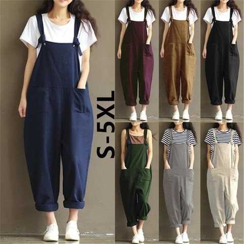 Maternity Pants Pregnant Trousers Strap Belt Pants for Pregnant Women Overalls Jumpsuit Rompers Pregnancy Clothing Plus Size 5XL ► Photo 1/6