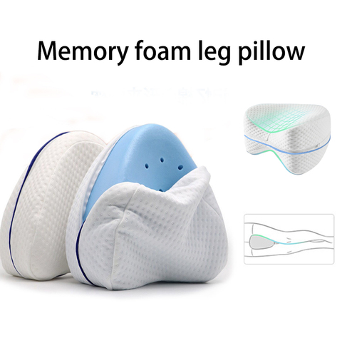 Back Hip Body Joint Pain Relief Thigh Leg Orthopedic Sciatica Pad Cushion  Home Memory Foam Cotton Leg Pillow 