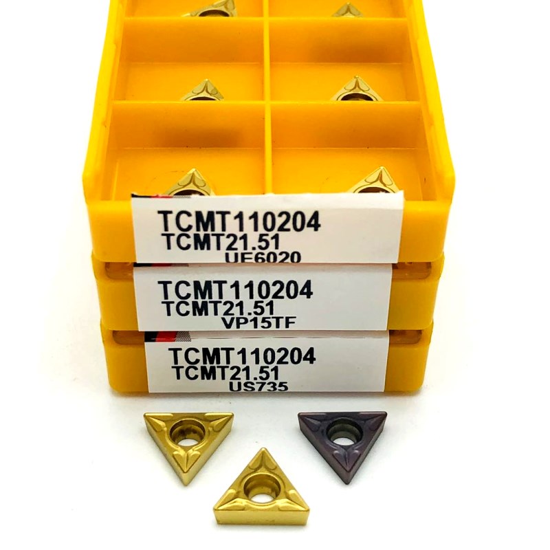 Schneiden Hartmetalleinsätze Set TCMT110204 TCMT21.51 Ausrüstung Industriell 