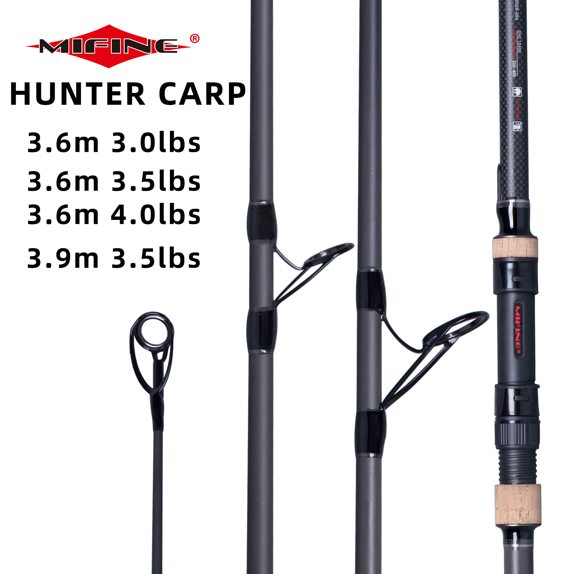 MIFINE CARP Fishing Rod 3.6/3.9m High Carbon Hard Power 3.0/3.5