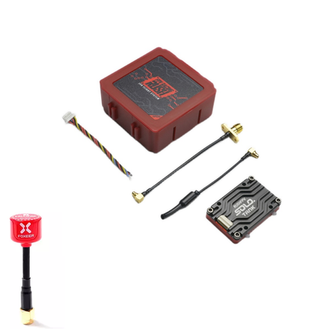 RUSH TANK SOLO 5.8G 48CH PITMode 1.6W 1600mW Adjustable VTX 2-6S Built-in Microphone CNC Cooling Shell for FPV Long Range DIY ► Photo 1/6