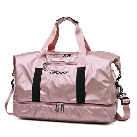 Gym Bag Pearlescent Women Fitness Training Handbag With Shoes Pocket Waterproof Yoga Pack Travel Duffel Balso Sac De Sporttas ► Photo 1/5