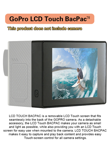 GoPro hero4 / 3 + / 3 original clip sur écran caméra de mouvement avec écran LCD tactile LCD screen + rear door protective cover ► Photo 1/6