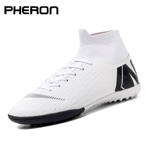 Hot Sale Mens Soccer Cleats High Ankle Football Shoes Long Spikes Outdoor Soccer Traing Boots For Men Women Soccer Shoes ► Photo 1/6
