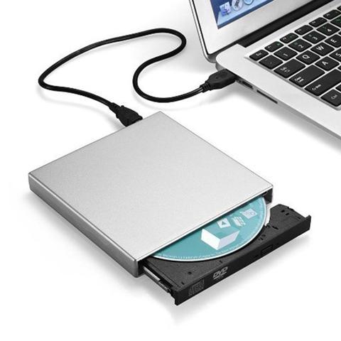 Portable USB 2.0 External DVD Combo CD-RW Drive Burner Reader Recorder Portatil for Notebook PC Desktop Computer ► Photo 1/6