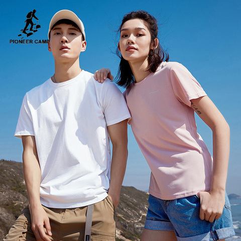 Pioneer Camp 2022 New T-shirts Couples Men Women 100% Cotton Hip Hop Streetwear Solid Casual Summer Men's Top Tees AKBTK01001 ► Photo 1/6