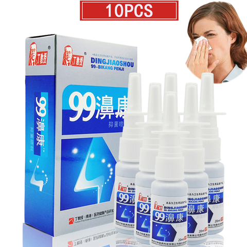 10 Bottles/Cours  Usefull Natural Safety Traditional Nose Spray Prevent From Chronic Allergic Rhinitis Nose Blocked Sneeze ► Photo 1/6