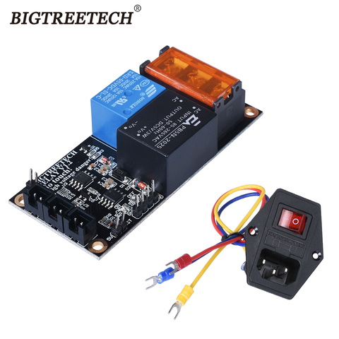 BIGTREETECH Relay V1.2 Automatic Shut Down Module 10A 250V Power Switch 3D Printer Parts For SKR V1.3 CR10 Extruder ► Photo 1/6