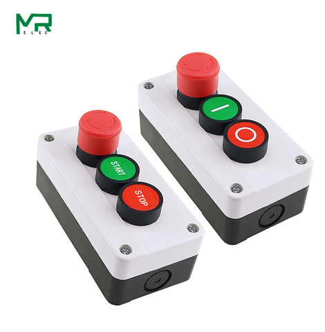 NC Emergency Stop NO Red Green Push Button Switch Station 600V 10A ► Photo 1/6
