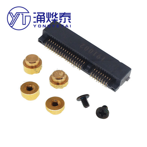 Height 4mm MINI PCIE MINIPCIE original msata socket connector slot connector deck 52P free shipping ► Photo 1/6