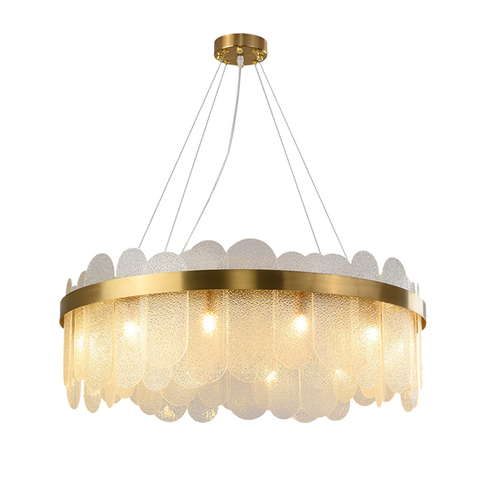 Art Deco Postmodern Golden Round Suspension Luminaire Lampen Pendant Lights.Pendant Lamp.Pendant light For Dinning Room ► Photo 1/6
