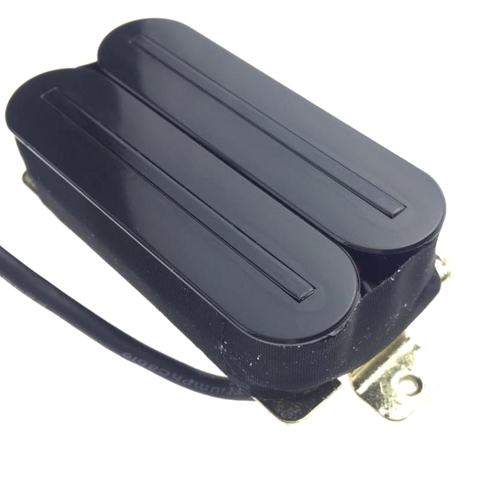 Wired Electric Guitar Humbucker Double Rail Pickup 80x32x15mm, Black ► Photo 1/6