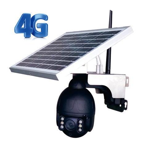 Outdoor 4g home guard CCTV Cameras Outdoor WIFI IP PTZ Speed Dome solar camera ► Photo 1/6