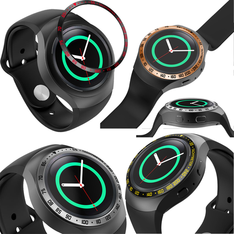 For Samsung Gear S2 SM-R720 new style Watchband Dial Bezel Ring Styling Case Adhesive Cover Anti Scratch Protection sports Bezel ► Photo 1/6