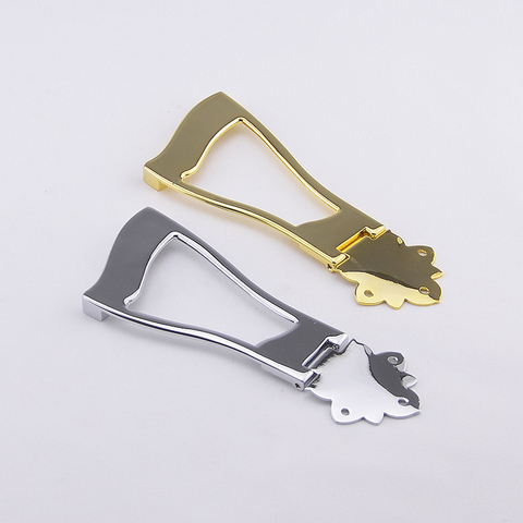 【Made in Korea】1 Set  Jazz Guitar Bridge Trapeze Tailpiece For Hollow Body Archtop Guitar ► Photo 1/6