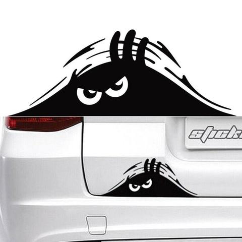 Waterproof Self-adhesive Car Sticker Scratch Cover Decal Auto Decoration Funny Peeking 3D Big Eyes Sticker Car Styling ► Photo 1/6