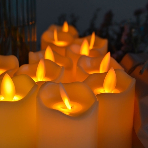Flameless LED Swing Electric Flickering Tea Light Candle Wedding Christmas Decor B85C ► Photo 1/6