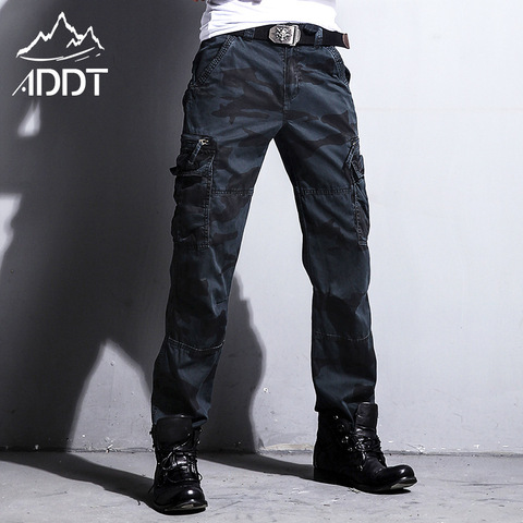 Men Tactical Pants Army Military Combat Denim Work Jeans Cargo Pants Spring  Casual Male Trousers Multi Pockets