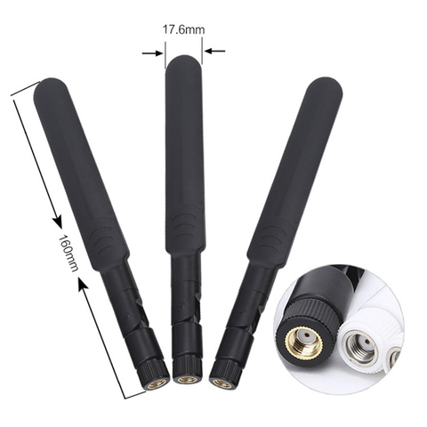 8dBi 2.4GHz 5GHz 5.8GHz Dual Band Wireless WiFi Router Antenna Ship slurry flat antenna omnidirectional high gain SMA inner hole ► Photo 1/6