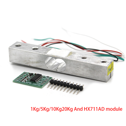 Load Cell Weight Sensor 1KG 5KG 10KG 20KG HX711 Module Electronic Scale Aluminum Alloy Weighing Pressure Sensor Ad Module ► Photo 1/6