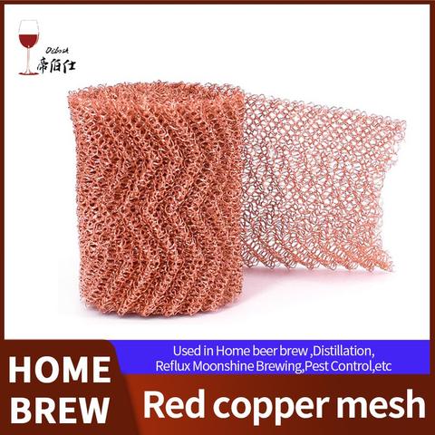 4 Wires Pure Copper Mesh Woven Filter Sanitary For Distillation Moonshine Home Brew Beer 100Mm Width ► Photo 1/6