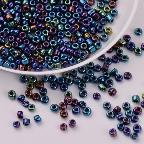 720pcs Gold Silver Black Glass Seed Beads Plating DIY Seedbeads For Kids Women Garments Wedding Dress Sewing Accessories ► Photo 1/6